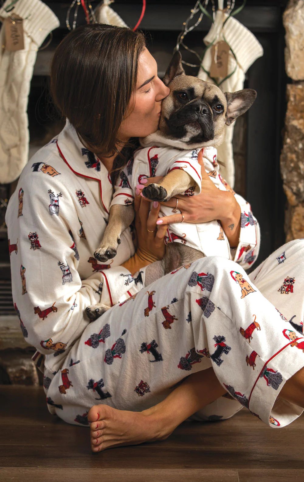 Christmas Dogs Flannel Matching Pet & Owner Pajamas